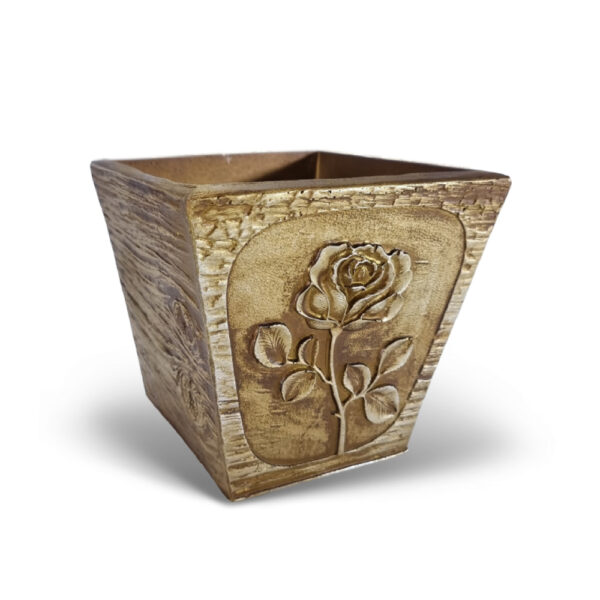 VASO QUADRADO FLOR GRANDE