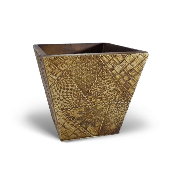 VASO QUADRADO RETALHO GRANDE
