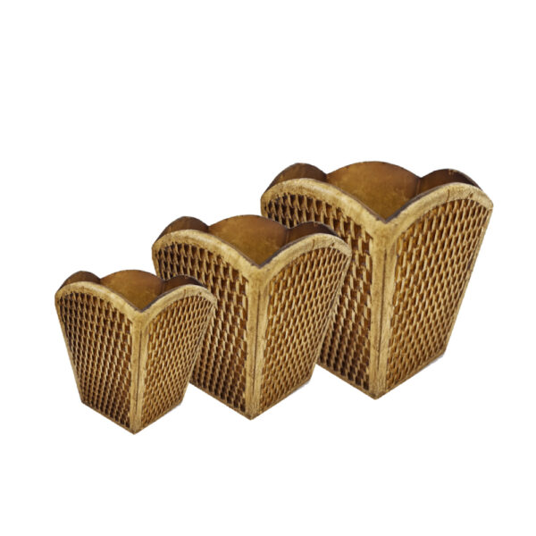 VASO 5 LADOS RATTAN
