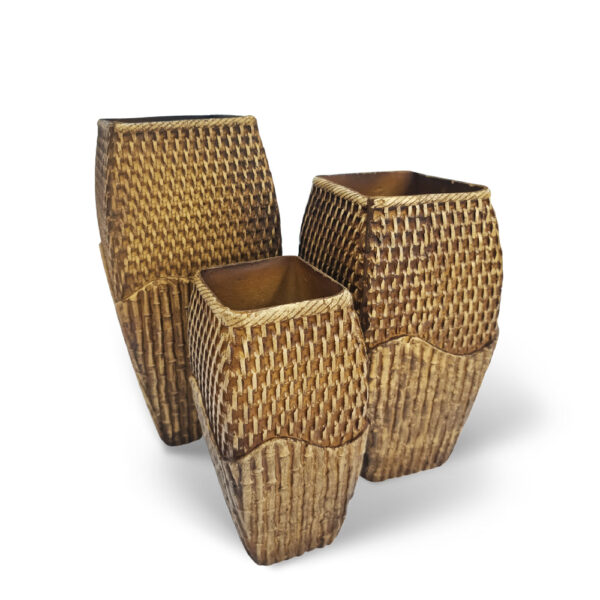 VASO ALTO BAMBU/RATTAN