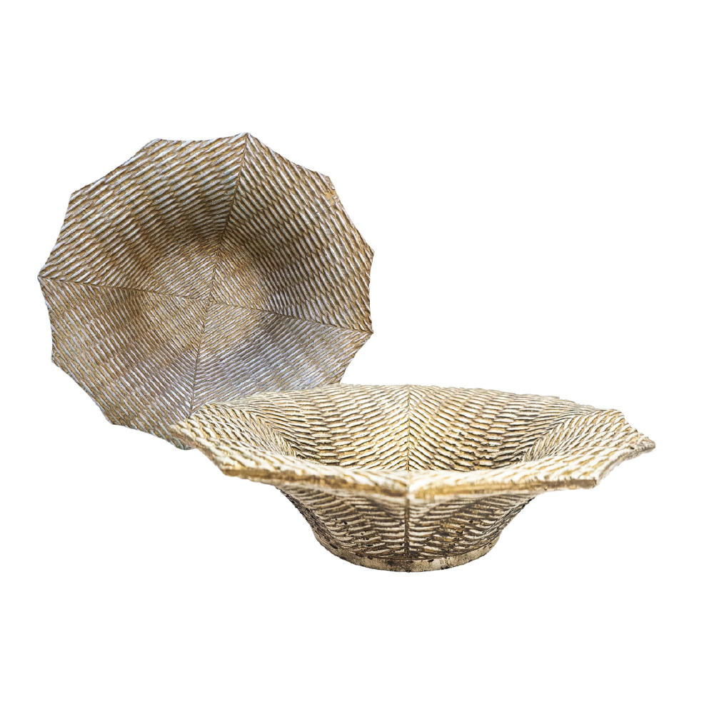 VASO BACIA 12 LADOS RATTAN