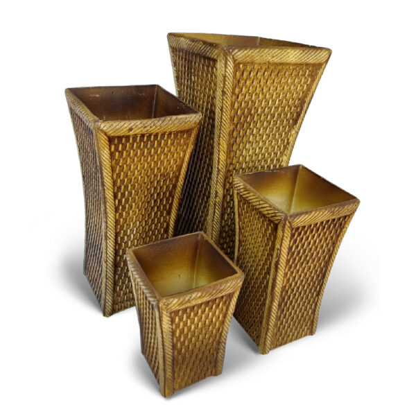 VASO ALTO RATTAN
