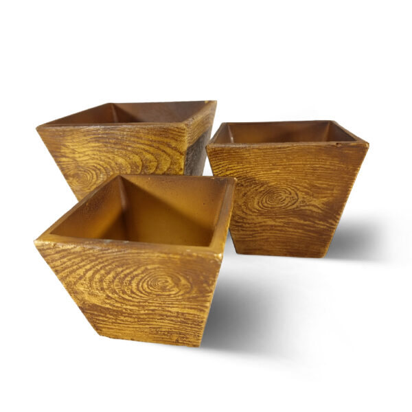 VASO QUADRADO MADEIRA