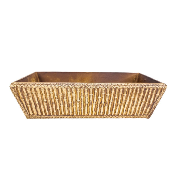 VASO RETANGULAR BAMBU